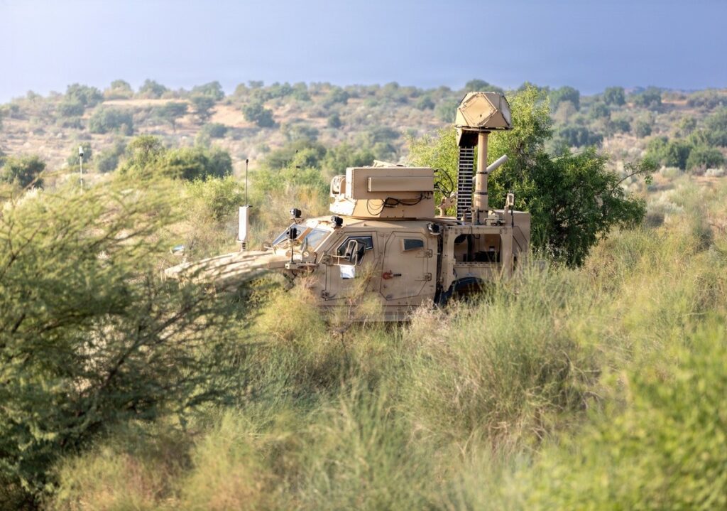 M-LIDS Counter-Drone System Demonstrated During Yudh Abhyas 2026 M-LIDS counter-UAS system positioned during Yudh Abhyas 2026 in Rajasthan, India