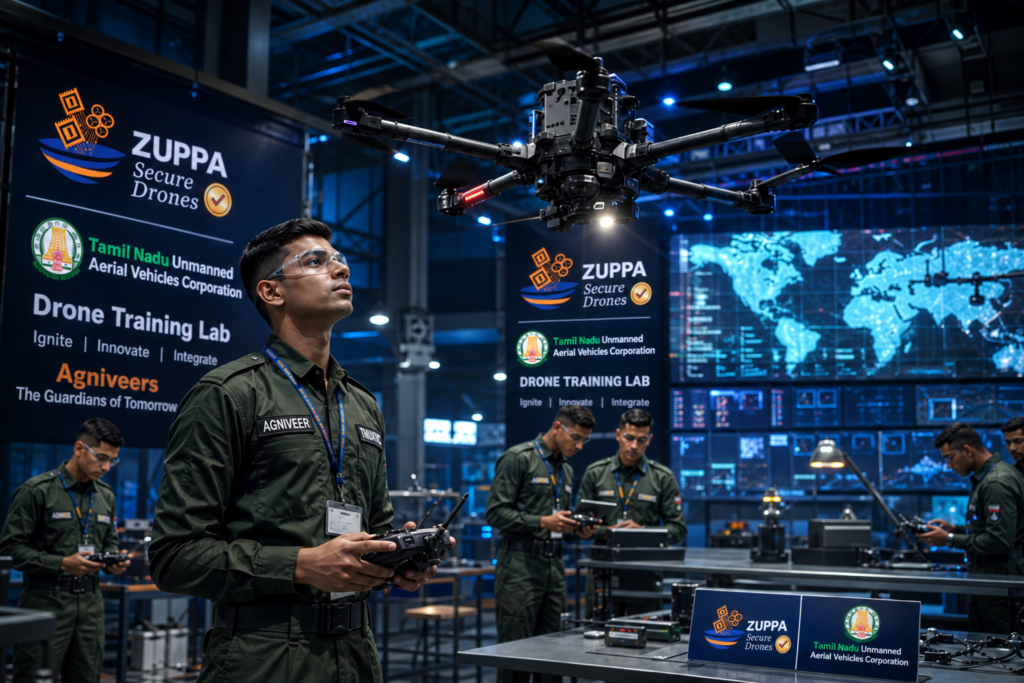 Zuppa and TNUAVC Plan Drone Training Labs for Agniveers