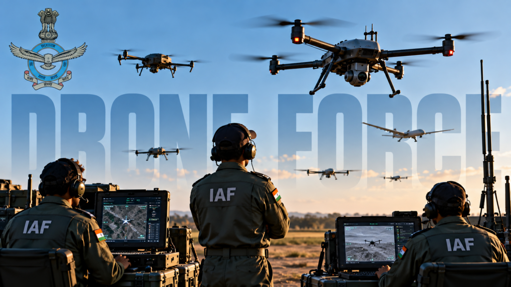 IAF Rules Out Separate Drone Force, Plans Wider Integration of UAVs