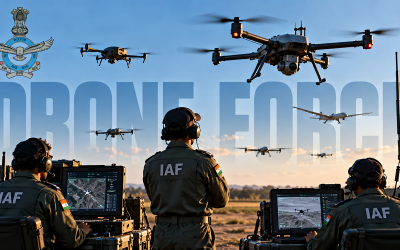 IAF Rules Out Separate Drone Force, Plans Wider Integration of UAVs IAF Rules Out Separate Drone Force, Plans Wider Integration of UAVs