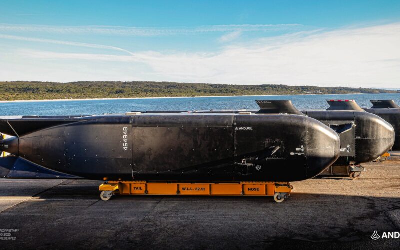 Australia Reveals Ghost Shark Payloads for Mines, Logistics and Altius UAVs Anduril's Ghost Shark autonomous underwater vehicle, shown in company imagery.