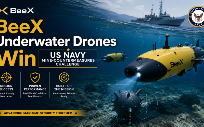 BeeX Underwater Drones Win US Navy Mine-Countermeasures Challenge BeeX Underwater Drones Win US Navy Mine-Countermeasures Challenge