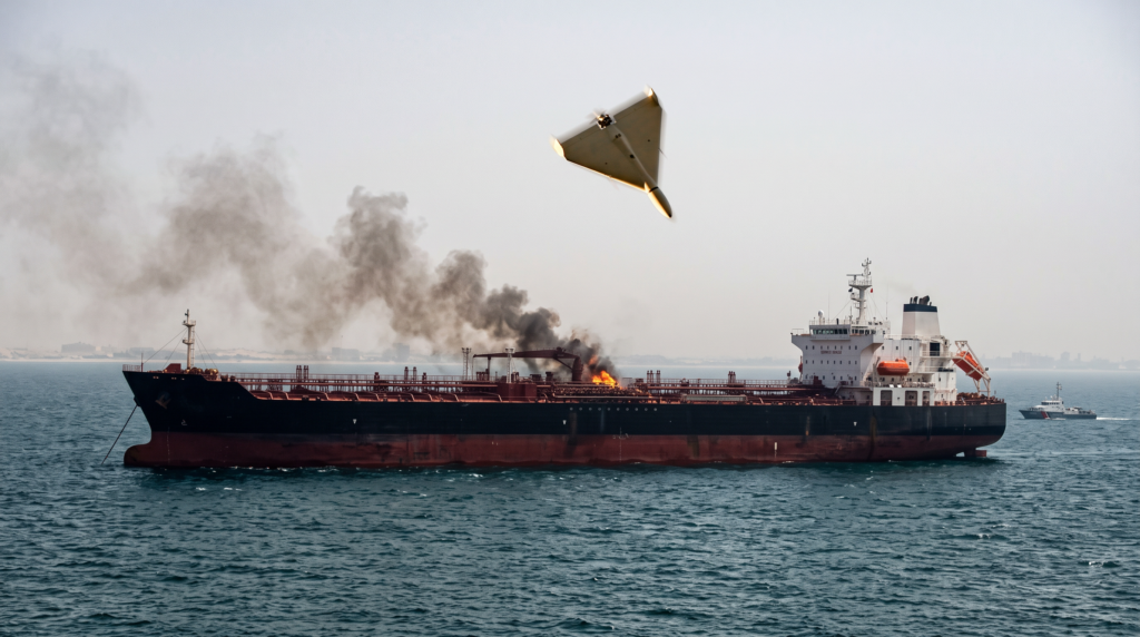 Drone Attack Hits Tanker Off Sharjah; All 22 Indian Crew Members Reported Safe