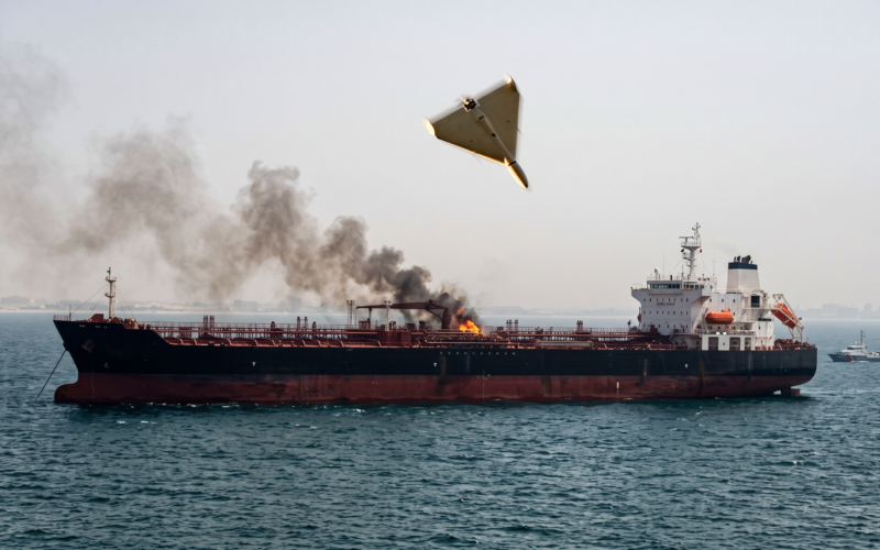 Drone Attack Hits Tanker Off Sharjah; All 22 Indian Crew Members Reported Safe Drone Attack Hits Tanker Off Sharjah; All 22 Indian Crew Members Reported Safe