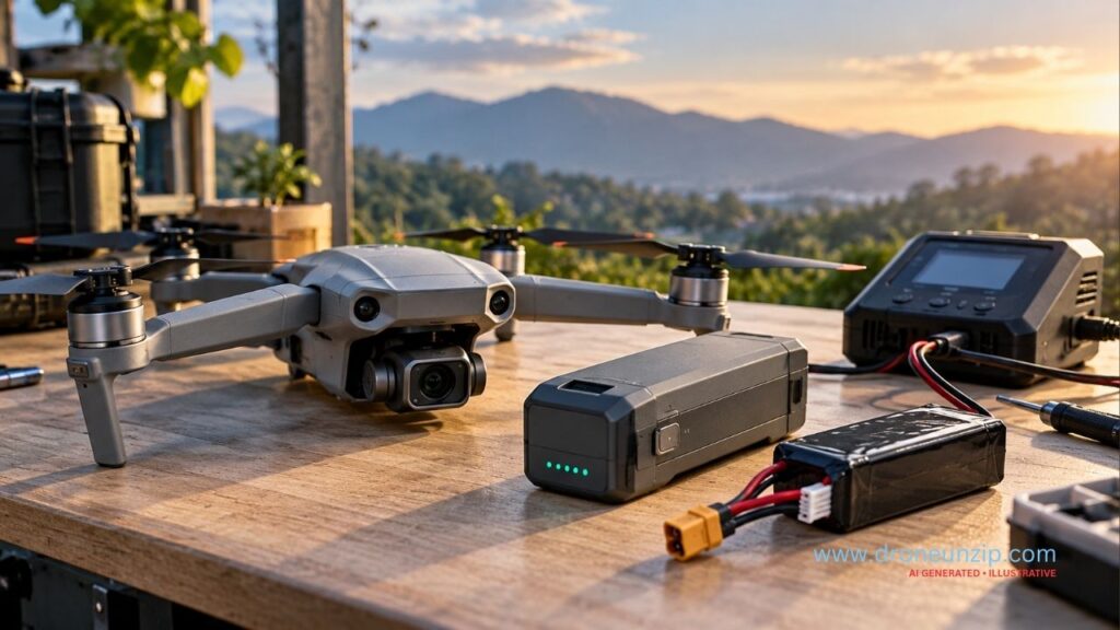 Home Drone Battery Guide: Types, Flight Time, Charging and Safety