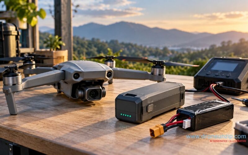Drone Battery Guide: Types, Flight Time, Charging and Safety Drone Battery Guide: Types, Flight Time, Charging and Safety