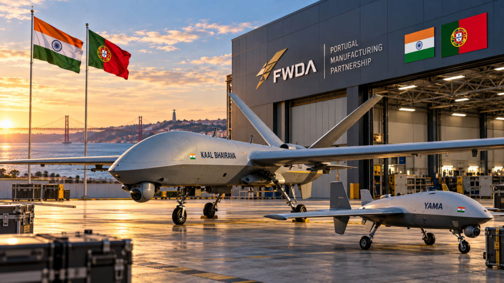 FWDA Signs €6 Million Portugal Deal to Manufacture Kaal Bhairava and YAMA Drones