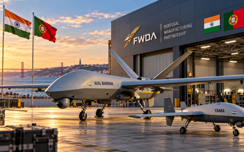 FWDA Signs €6 Million Portugal Deal to Manufacture Kaal Bhairava and YAMA Drones FWDA Portugal drone manufacturing