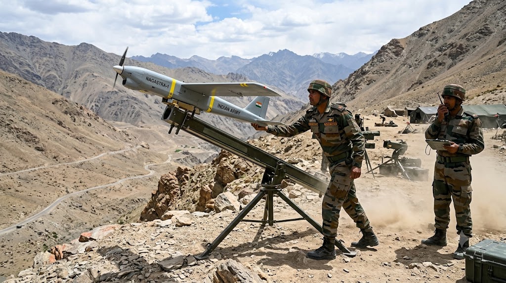 Indian Army Receives 450 Nagastra-1R Loitering Munitions in Single Batch