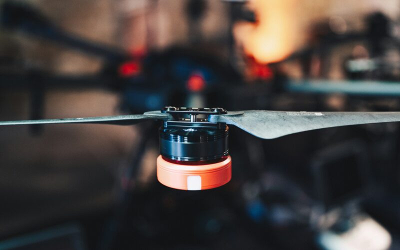 Gopalan Aerospace Targets 500 Drones a Month as Hoskote Line Opens Representative black-and-red quadcopter UAV; illustrative image only, not a Gopalan Aerospace product or its Hoskote production line.