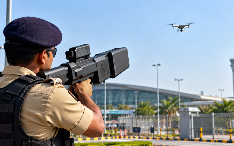 Tamil Nadu Police Floats ₹1.52 Crore Tender for Six Anti-Drone Gun Systems Tamil Nadu anti-drone gun tender